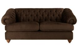 Imogen Fabric Large Sofa - Mocha